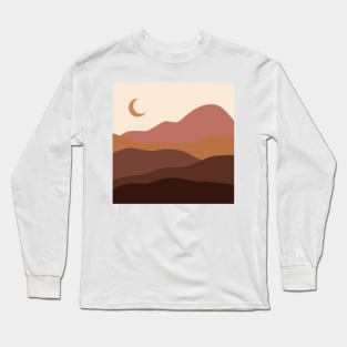 Boho Mountains Long Sleeve T-Shirt